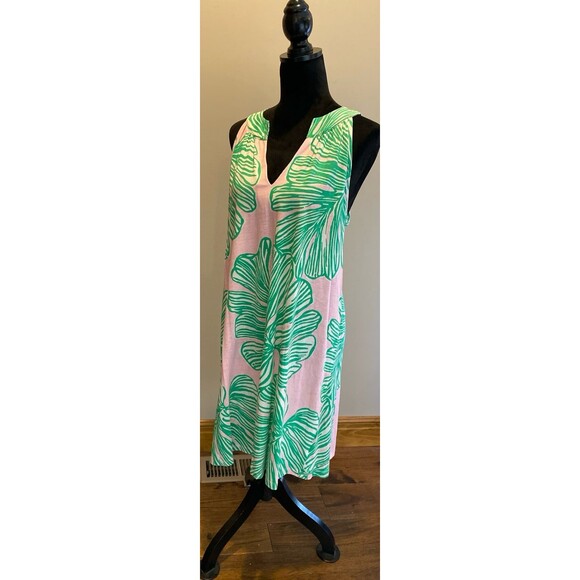 Lilly Pulitzer Ross Shift Dress Size XL Who Let The Fronds out Mandevilla Baby - Picture 4 of 11